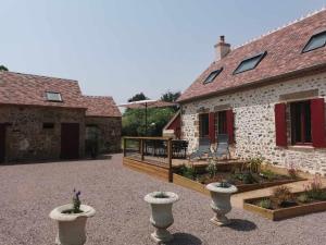 Maisons de vacances Gite charmant a la campagne, ideal pour famille - acces handicape, terrasse, BBQ, proche randonnees - FR-1-489-535 : photos des chambres