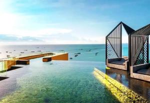 Downtown Chic Condo Rooftop Pool #ES13810 - 3hvězdičkové hotely ve městě Pattaya Central