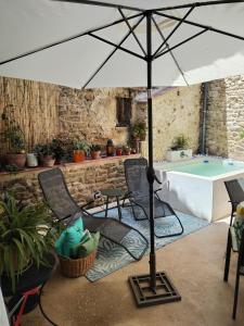 Maisons de vacances Maison de village a deux pas de la riviere : photos des chambres