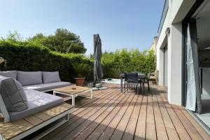 Maisons de vacances GROOMI La Vedasienne - Villa with Spa! : photos des chambres