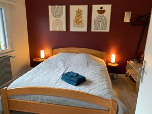 Au reposoir - vue sur la montagne