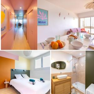 Appartements Escapade au Brusc - Les pieds dans l-eau : photos des chambres