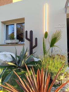 Villas La ou le Ciel est ne Beau mas pierres et contemporain sur grande propriete vue Mont Ventoux dentelles de Montmirail : photos des chambres