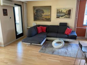 Waterfront with free parking