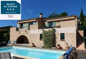 Villa provençale avec piscine, vue exceptionnelle - La Bastide