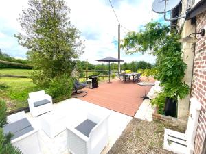 Maisons de vacances La Villa Bucaille a Camembert avec sa Vue panoramique-10p : photos des chambres