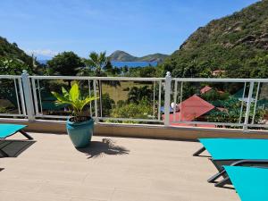Villa Célyote - Haut de villa, vue mer, à 150m de la plage Anse Figuier - Vily, Terre-de-Haut