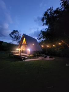 Cabana do lago no Sitio Paraiso Joao de Barro