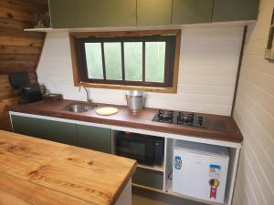 Cabana do lago no Sitio Paraiso Joao de Barro