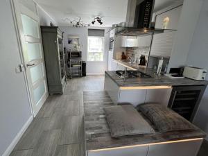 Carpe Diem with jetty and boat