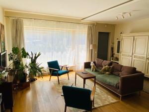 A cottage overlooking a national park