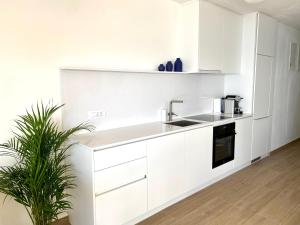 Beachfront luxury apartment - PRIVATE infinity pool, sauna & mini-gym