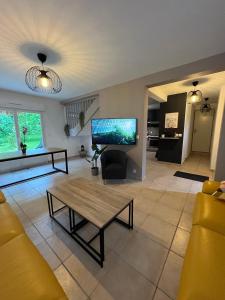 Maisons de vacances Au dessus des pres : photos des chambres