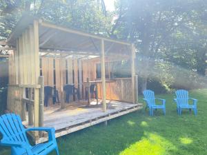 Maisons de vacances Gite neuf avec jardin, foret et etang : photos des chambres