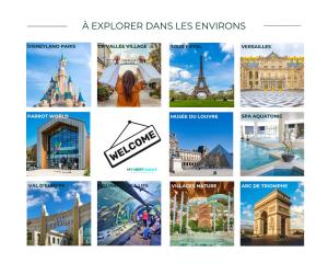 Le Chessy Disney - Logement pour 6 à Disneyland Paris avec vue sur le feu d artifice