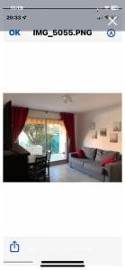 Studio en rez de jardin