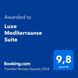 Luxe Mediterraanse Suite