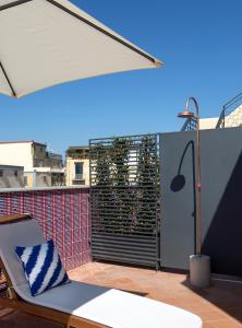 Doppelzimmer mit Terrasse und Stadtblick