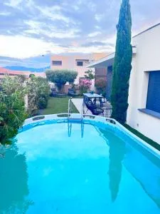 Villa Dolce Vida proche golf, lac, plage et Collioure - Théza