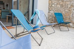 Appartements AR RANNDI - Splendide T3 de standing vue mer : photos des chambres