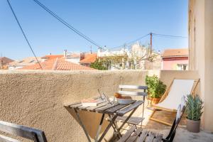 T2 avec balcon à Malmousque - Calme & vue mer