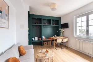 Appartements Le Clos Emeraude - Appt de 30 m² a Dinard : photos des chambres