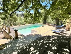 Bastide provençale familiale, grande piscine, prés d'Aix en pleine nature - 加尔达讷