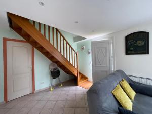 Maisons de vacances Saint Ho Mer Maison lumineuse vue mer 8 pers 4 chambres 2 sdb 2 WC etage renove en 2025 belle terrasse grand jardin clos parking 8 mn a pied petite plage grand jardin pres de Port en Bessin, Bayeux et plage Omaha beach : photos des chambres