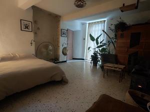 Sejours chez l'habitant Maison Berthranet : Chambre Double - Vue sur Montagne