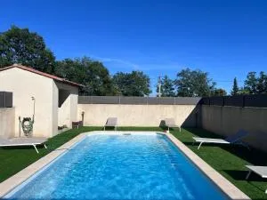 Villa avec piscine privée sans vis à vis et Montpellier à 20mn - Lauret
