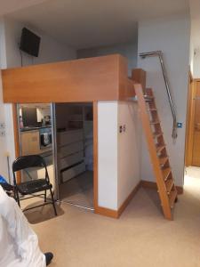 Apartment room in Chic Minimal Studio with Views over Battersea Park