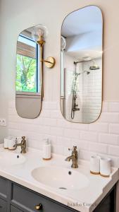 Villas Villa Nature Salle de Sport Jacuzzi : photos des chambres
