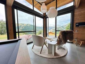 Chalets Chalet d-architecte avec vue panoramique : photos des chambres