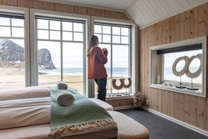 Villa - Beach Front room in Unstad Arctic Surf