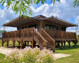 Maisons de vacances Les Chalets du Moulin de Valade : photos des chambres