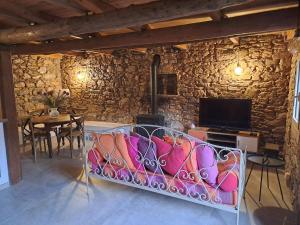 Maisons de vacances A Casuccia - Maison traditionnelle Corse avec piscine privee : photos des chambres