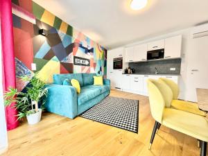 Designer Wohnung mit Balkon