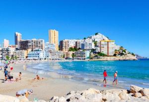 Benidorm beach segunda linia