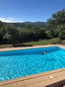Luberon Provence Swimming pool Terrace View for 2 - Carniol