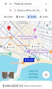 Santa Pola con tres dormitorios playa Levante