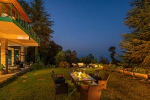 StayVista at The Woods with Indoor Fireplace & BBQ