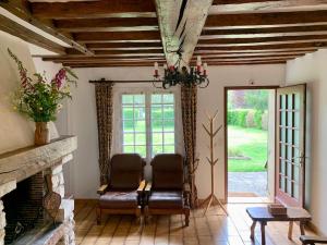 Maisons de vacances Maison normande avec grand jardin proche de la mer et de Paris : photos des chambres