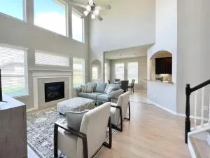 Stylish Brick Family Home with Theater Room - Spring