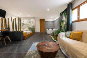Appartements Studio romantique a Baixas avec Jacuzzi - 35m² : photos des chambres