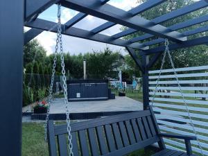 Domki Anielski Zakątek J&R nad Bałtykiem DELUX z balią ogrodową z jacuzzi i klimatyzacją