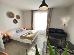 Appartements Grand studio calme avec balcon & parking gratuit : photos des chambres