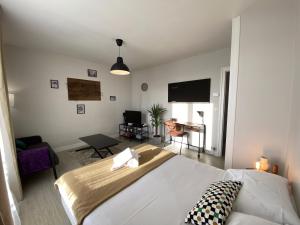 Appartements Grand studio calme avec balcon & parking gratuit : photos des chambres