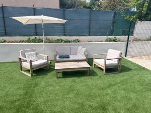 appartement au calme avec jardin privatif dans maison