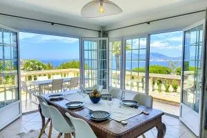 Villa de Prestige - clim - vue mer panoramique - piscine - 8 pers - 4 ch - Agnarelu