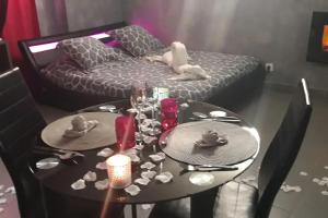 Appartements Charmant studio a Baixas de 30 m² avec Jacuzzi : photos des chambres